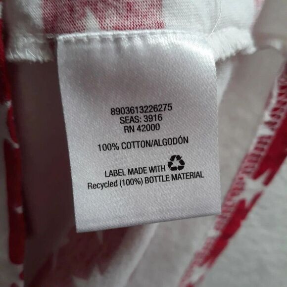 Route 66 T Shirt Men Large Red White Blue Stars Short Sleeves V Neck Lightweight - Picture 8 of 9